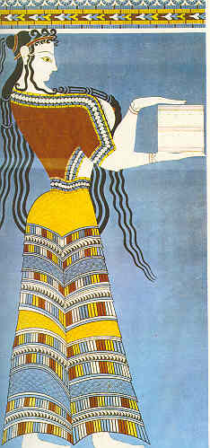 72 Dama oferente tirinto