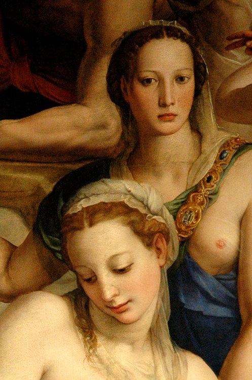Christ in Limbo (detail), Agnolo Bronzino, 1552