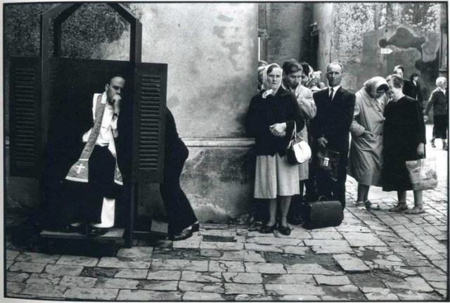 Confessions - Sicily, Italy By Elliott Erwitt