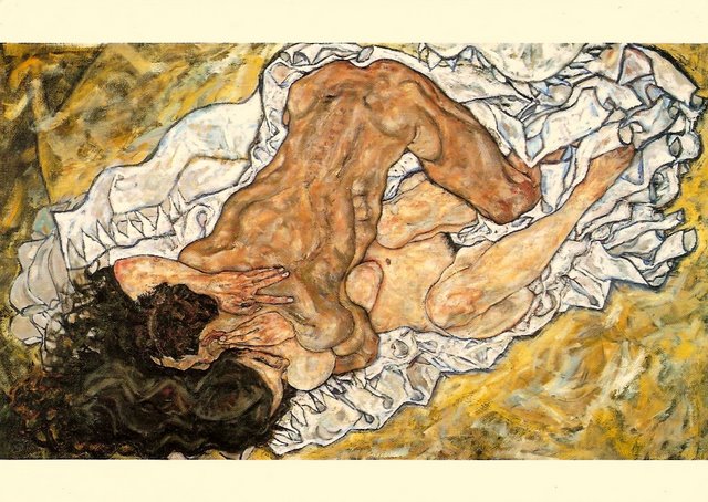 egon schiele umarmung 1917