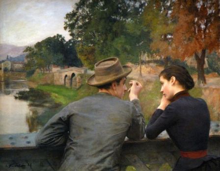 Emile Friant  “Les Amoureux” (1888)