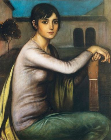 Julio Romero de Torres (1874-1930)_spanish_Symbolism. Tristeza andaluza (Andalusian Melancholy).