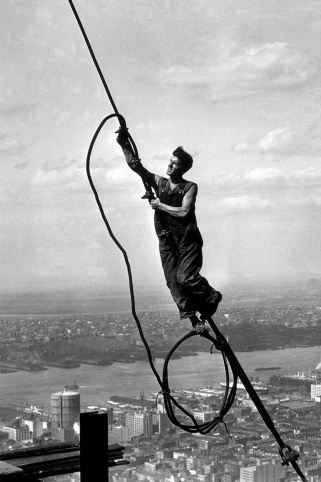 Popcorn Icarus Empire State Building Hand Pulled Giclee Print