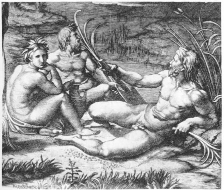 Judging-Raimondi-Marcantionio-Judgement of Paris-RiverGod-Tiber