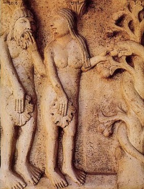 1106, Wiligelmo, 1106, Adam and Eve