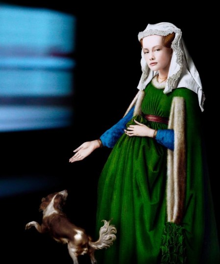 Sabine Pigalle Timequakes 19. After Jan van Eyck Portrait of Giovanni Arnolfini and his wife