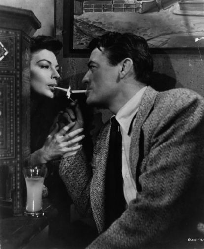 Ava Gardner and Gregory Peck in The Snows of Kilimanjaro (Henry King, 1952)