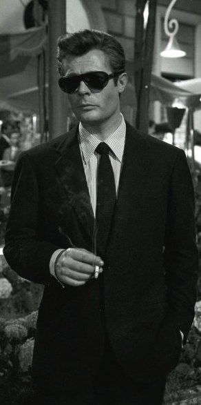 Marcello Mastroianni in La Dolce Vita (Federico Fellini, 1960)