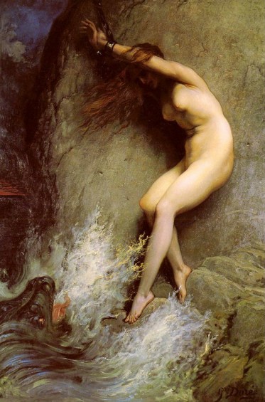 andromeda-chained-to-a-rock-by-gustave-dore
