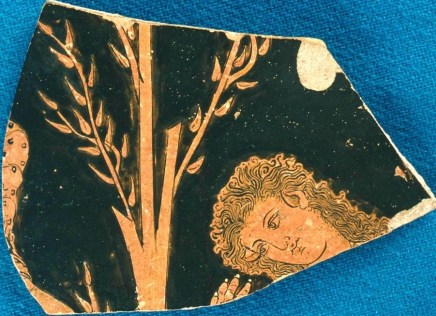 Calisto-crátera griega- Lucania- periodo clásico italiano (Apulia) 390–380 aC M Bellas Artes-Boston