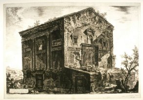 PIRANESI TEMPLO DE LAS CAMENAS